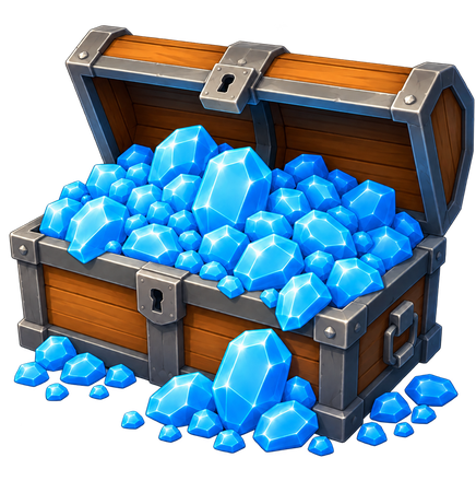 A chest full of gems